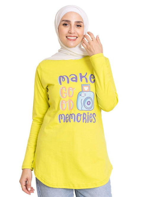 Apple - Design 37 Printed Long - Sleeve - Khotwh